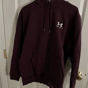 Under Armour Men's icon fleece Dark Burgundy Pullover Hoodie